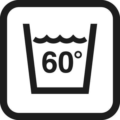 Температура прання 60°C